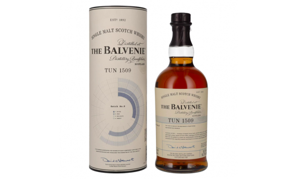 The Balvenie TUN 1509 Single Malt Scotch Whisky Batch No. 8 52,2% Vol. 0,7l dovanų dėžutėje