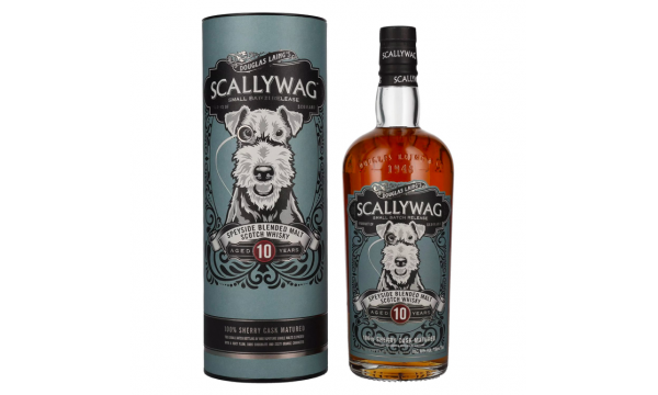 Douglas Laing SCALLYWAG 10 Years Old Speyside Blended Malt 46% Vol. 0,7l dovanų dėžutėje