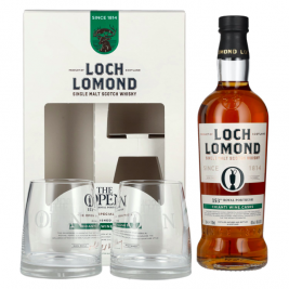 Loch Lomond THE OPEN SPECIAL EDITION 153th Royal Portrush Chianti Wine 2025 46% Vol. 0,7l dovanų dėžutėje su 2 taurėmis