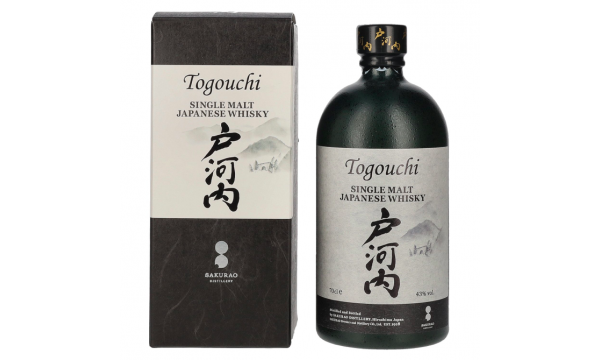 Togouchi Single Malt Japanese Whisky 43% Vol. 0,7l dovanų dėžutėje