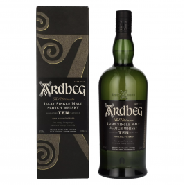 Ardbeg TEN Years Old Islay Single Malt 46% Vol. 1l dovanų dėžutėje