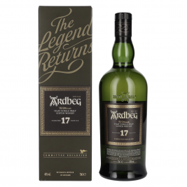 Ardbeg 17 Years Old The Ultimate Committee Exclusive Islay Single Malt 40% Vol. 0,7l dovanų dėžutėje