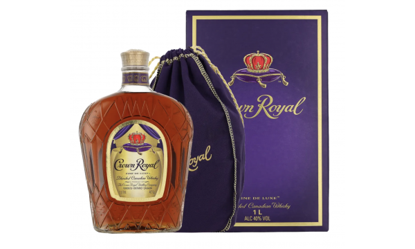 Crown Royal Blended Canadian Whisky 40% Vol. 1l dovanų dėžutėje