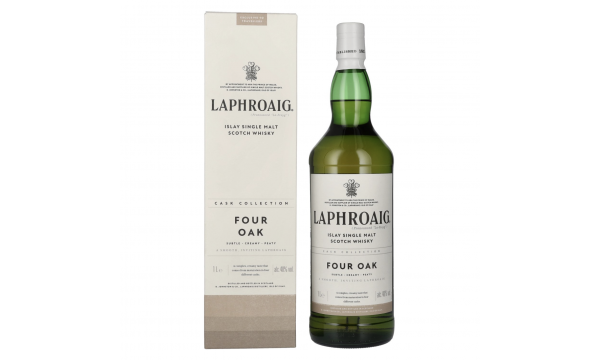 Laphroaig FOUR OAK 40% Vol. 1l dovanų dėžutėje