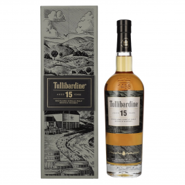 Tullibardine 15 Years Old Highland Single Malt Scotch Whisky 43% Vol. 0,7l dovanų dėžutėje