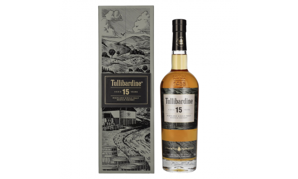 Tullibardine 15 Years Old Highland Single Malt Scotch Whisky 43% Vol. 0,7l dovanų dėžutėje