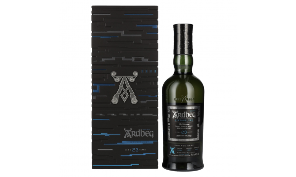 Ardbeg 23 Years Old The Ultimate Vintage Y2K 2000 46% Vol. 0,7l dovanų dėžutėje