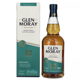 Glen Moray 12 Years Old Bourbon Barrels 40% Vol. 0,7l dovanų dėžutėje