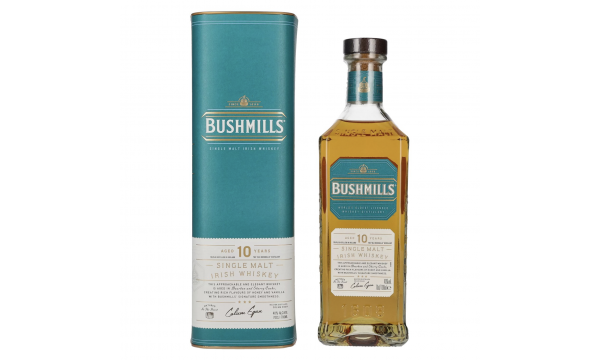 Bushmills 10 Years Old Single Malt Irish Whiskey 40% Vol. 0,7l dovanų dėžutėje