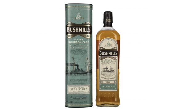 Bushmills CHAR BOURBON CASK Reserve The Steamship Collection 40% Vol. 1l dovanų dėžutėje