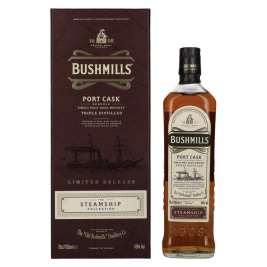 Bushmills PORT CASK Reserve The Steamship Collection 40% Vol. 0,7l dovanų dėžutėje