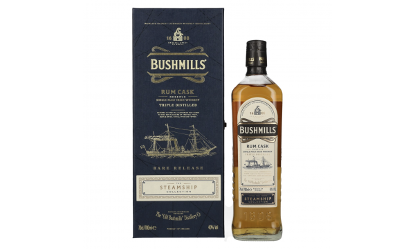 Bushmills RUM CASK Reserve The Steamship Collection 40% Vol. 0,7l dovanų dėžutėje