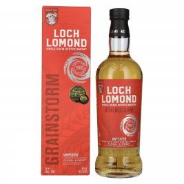 Loch Lomond SINGLE GRAIN Grainstorm Unpeated Scotch Whisky 46% Vol. 0,7l dovanų dėžutėje