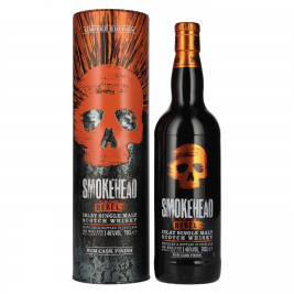 Smokehead RUM REBEL Islay Single Malt Scotch Whisky 46% Vol. 0,7l dovanų dėžutėje