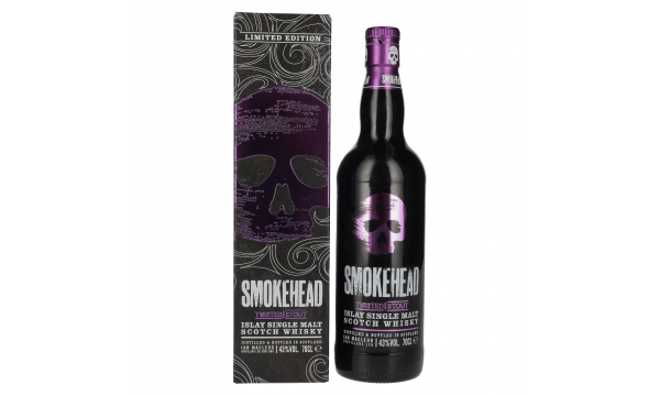 Smokehead TWISTED STOUT Islay Single Malt 43% Vol. 0,7l dovanų dėžutėje