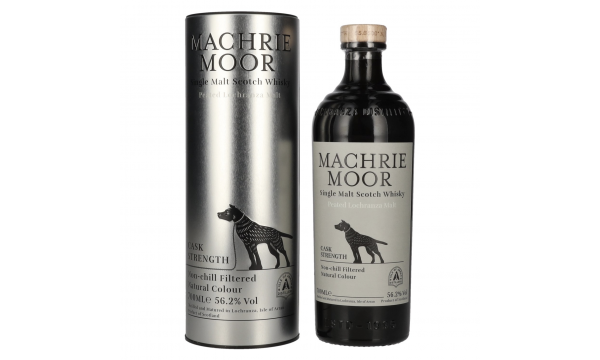 Arran MACHRIE MOOR The Peated Lochranza Malt CASK STRENGTH 56,2% Vol. 0,7l dovanų dėžutėje