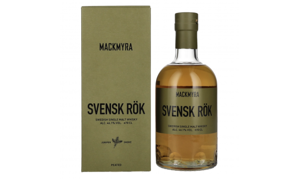 Mackmyra Svensk Rök Swedish Single Malt Whisky 46,1% Vol. 0,7l dovanų dėžutėje