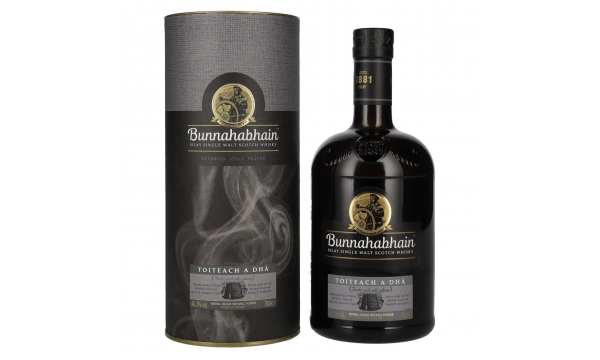 Bunnahabhain TOITEACH A DHÀ Islay Single Malt Scotch Whisky 46,3% Vol. 0,7l dovanų dėžutėje