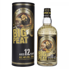 Douglas Laing BIG PEAT 12 Years Old Islay Blended Malt 46% Vol. 0,7l dovanų dėžutėje