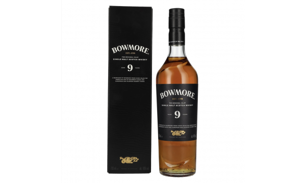 Bowmore 9 Years Old Islay Single Malt Scotch Whisky 2025 40% Vol. 0,7l dovanų dėžutėje