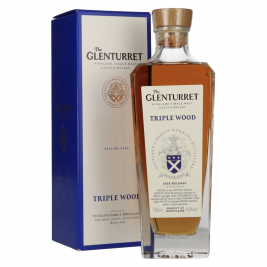 The Glenturret TRIPLE WOOD Release 2025 45% Vol. 0,7l dovanų dėžutėje
