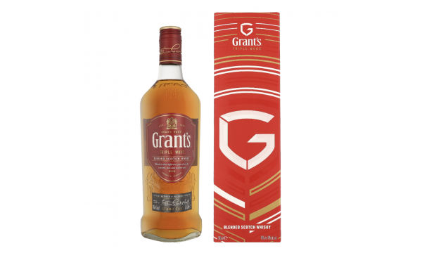 Grant's 40% Vol 0.7l dovanų dėžutėje Grant's 40% Vol 0.7l dovanų dėžutėje