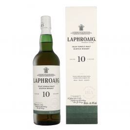 Laphroaig 10 Years Old 40% Vol. 0,7l dovanų dėžutėje