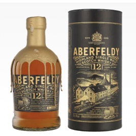Aberfeldy 12 Years Gold Wax Highland Single Malt 40% Vol. 0,7l dovanų dėžutėje