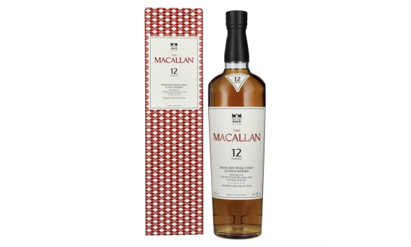 The Macallan 12 Years Old DOUBLE CASK COLLECTION 40% Vol. 0,7l dovanų dėžutėje