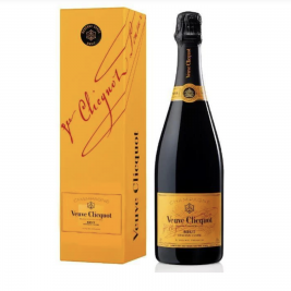Veuve Clicquot Champagne Brut Réserve Cuvée 12,5% Vol. 0,75l dovanų dežutėje