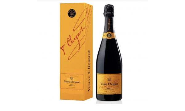 Veuve Clicquot Champagne Brut Réserve Cuvée 12,5% Vol. 0,75l dovanų dežutėje