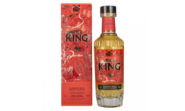 Wemyss Malts SPICE KING Blended Malt Scotch Whisky 46% Vol. 0,7l dovanų dėžutėje