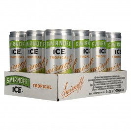 Smirnoff ICE TROPICAL 4% Vol. 12x0,25l Dosen MHD 31/07/2025