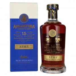 Angostura 1787 15 Years Old Super Premium Rum 40% Vol. 0,7l dovanų dėžutėje