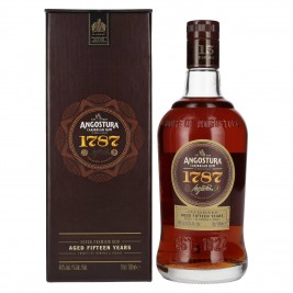 Angostura 1787 15 Years Old Super Premium Rum 40% Vol. 0,7l dovanų dėžutėje