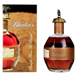 Blanton's STRAIGHT FROM THE BARREL BOURBON 61,6% Vol. 0,7l dovanų dėžutėje