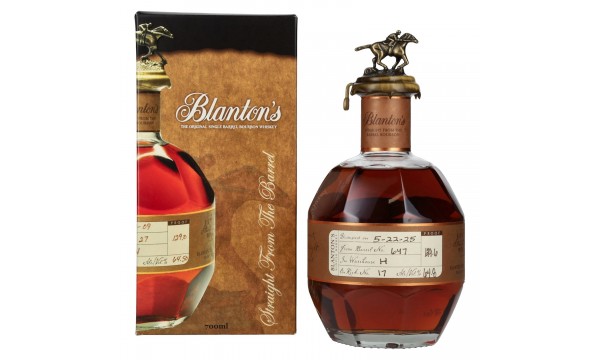 Blanton's STRAIGHT FROM THE BARREL BOURBON 64,8% Vol. 0,7l dovanų dėžutėje Blanton's STRAIGHT FROM THE BARREL BOURBON 64,8% Vol. 0,7l dovanų dėžutėje