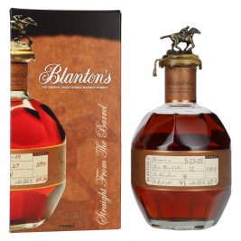 Blanton's STRAIGHT FROM THE BARREL BOURBON 65% Vol. 0,7l dovanų dėžutėje