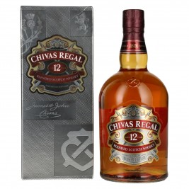 Chivas Regal 12 Years Old Blended Scotch Whisky 40% Vol. 1l dovanų dėžutėje
