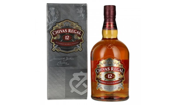 Chivas Regal 12 Years Old Blended Scotch Whisky 40% Vol. 1l dovanų dėžutėje Chivas Regal 12 Years Old Blended Scotch Whisky 40% Vol. 1l dovanų dėžutėje