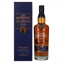 The Glenlivet 18 Years Old BATCH RESERVE Single Malt Whisky 40% Vol. 0,7l dovanų dėžutėje