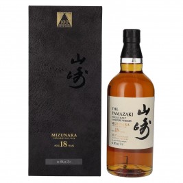 Suntory The Yamazaki 18 Years Old 100th Anniversary Single Malt Mizunara Japanese Oak Cask 48% Vol. 0,7l dovanų dėžutėje
