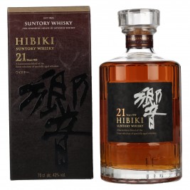 Suntory Hibiki 21 Years Old Blended Japanese Whisky 43% Vol. 0,7l dovanų dėžutėje