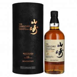 Suntory The Yamazaki 18 Years MIZUNARA Tsukuriwake Selection Japanese Whisky 2024 48% Vol. 0,7l dovanų dėžutėje