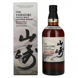 Suntory The Yamazaki Single Malt Peated Spanish Oak Kogei Collection 43% Vol. 0,7l dovanų dėžutėje