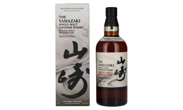 Suntory The Yamazaki Single Malt Peated Spanish Oak Kogei Collection 43% Vol. 0,7l dovanų dėžutėje