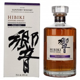Suntory Hibiki Japanese Harmony Master's Select Japanese Blended Whisky 43% Vol. 0,7l dovanų dėžutėje