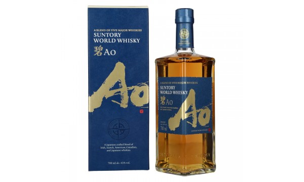 Suntory AO World Blend Whisky 43% Vol. 0,7l dovanų dėžutėje