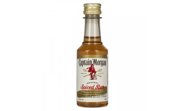Captain Morgan Original Spiced Gold Spirit Drink 35% Vol. 0,05l PET