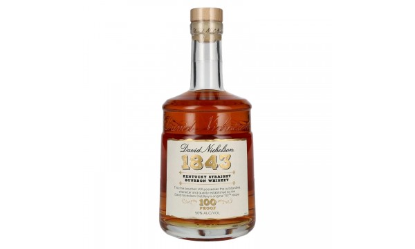 David Nicholson 1843 100 Proof Kentucky Straight Bourbon Whiskey 50% Vol. 0,7l